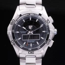 Auaracer Black Dial Link Tag Heuer Watch-tag146