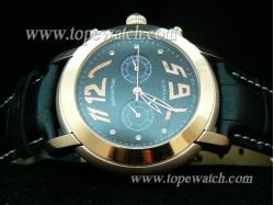 Audemars Piguet_Black Leather Band_Rose Gold Case_Black Face_38mm