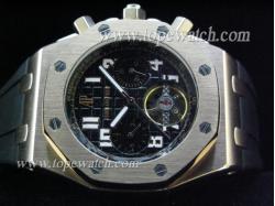 Audemars Piguet_Rubber Band_Gold Case_Black Face_43mm/16mm