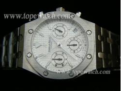 Audemars Piguet_SS Band_SS Case_White Face_42mm/11mm_Quartz