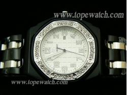 Audemars Piguet_SS Band_Silver Case_White Face_42mm_Quartz