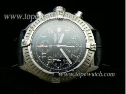 BL02001 Breitling CHRONO AVENGER LEATHER A-7750 BLACK 2