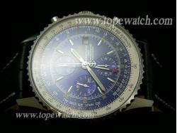 BL04013 Breitling NAVITIMER WORLD GMT LEATHER A-7750 