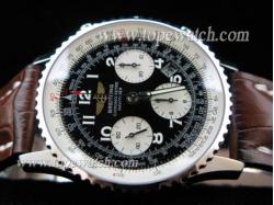 BL04025 Breitling NAVITIMER CHRONO LEATHER ASIA 7750 