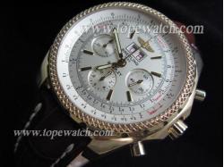 BL09012 Breitling BENTLEY BIG DATE YELLOW GOLD A-7750 