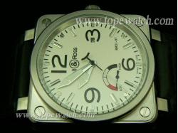 Bell & Ross BR-044 SS 011 POWER REVERSE WHITE AUTOMATIC