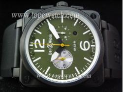 Bell & Ross BR-083 BELL 017-1 GREEN PVD AUTO WHITE STICK