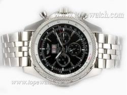 Breitling Bentley 6.75 Big Date Chronograph Automatic with Black Dial