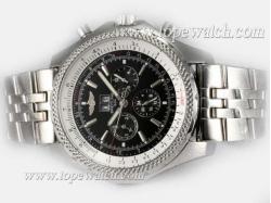 Breitling Bentley 6.75 Big Date Chronograph Automatic with Black Dial