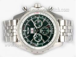 Breitling Bentley 6.75 Big Date Chronograph Automatic with Green Dial