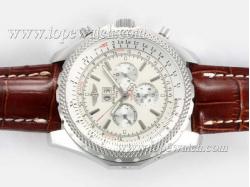 Breitling Bentley 6.75 Big Date Chronograph Automatic with White Dial