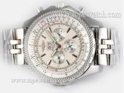 Breitling Bentley 6.75 Big Date Chronograph Automatic with White Dial