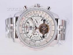 Breitling Bentley Automatic Tourbillon with White Dial