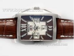 Breitling Bentley Flying B Chronograph Asia Valjoux 7750 Movement with Brown Dial-Deployment Buckle