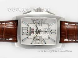 Breitling Bentley Flying B Chronograph Asia Valjoux 7750 Movement with White Dial-Deployment Buckle