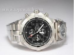 Breitling Chrono Avenger/UTC Chronograph Automatic with Black Dial