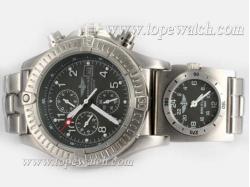 Breitling Chrono Avenger/UTC Chronograph Automatic with Gray Dial