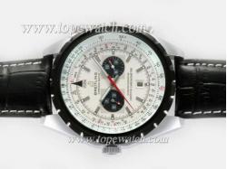 Breitling Chrono-Matic Chronograph Automatic with White Dial