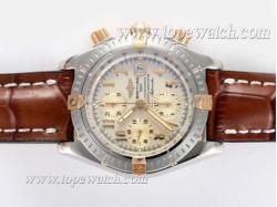 Breitling Chronomat Evolution Chronograph Asia Valjoux 7750 Movement-Two Tone Case