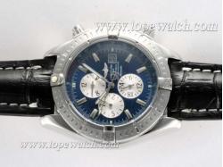 Breitling Chronomat Evolution Chronograph Automatic with Blue Dial