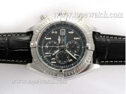 Breitling Chronomat Evolution Working Chronograph with Black Dial