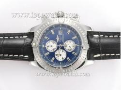 Breitling Chronomat Evolution Working Chronograph with Blue Dial