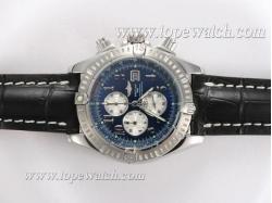 Breitling Chronomat Evolution Working Chronograph with Blue Dial