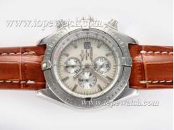 Breitling Chronomat Evolution Working Chronograph with White Dial