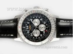 Breitling Cosmonaute Chronograph Automatic with Black Dial