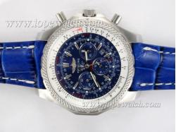 Breitling For Bentley Motors Chronograph Automatic with Blue Dial and Strap