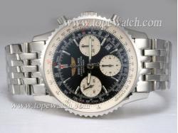 Breitling Navitimer Chronograph Asia Valjoux 7750 Movement with Black Dial