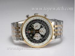 Breitling Navitimer Working Chronograph Two Tone with Black Dial