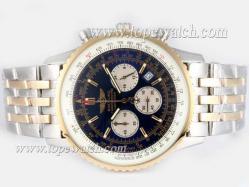 Breitling Navitimer Working Chronograph Two Tone with Blue Dial