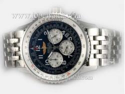 Breitling Navitimer Working Chronograph With Dark Blue Dial-Number Marking