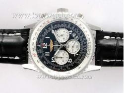 Breitling Navitimer Working Chronograph with Black Dial-Number Marking