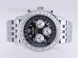 Breitling Navitimer Working Chronograph with Black Dial-Number Marking