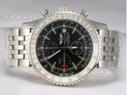 Breitling Navitimer World Chronograph Automatic AR Coating with Black Dial