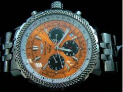 Breitling_Silver SS Band_Apricot Face_Silver Case_47mm