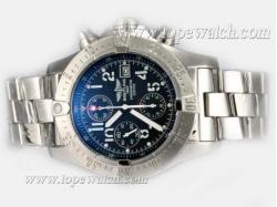 Breitling Skyland Avenger Chronograph Asia Valjoux 7750 Movement with Black Dial-New Version