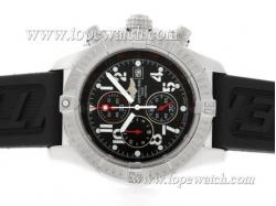 Breitling Skyland Avenger Working Chronograph Black Dial with Red Needles