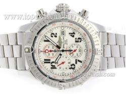 Breitling Skyland Avenger Working Chronograph with White Dial S/S