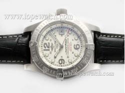 Breitling Super Ocean Automatic with White Dial-Same Chassis As Swiss Version-High Quality