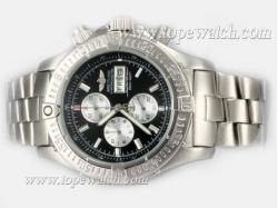 Breitling Super Ocean Working Chronograph with Black Dial-New Version