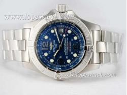 Breitling Super ocean Steelfish Swiss ETA 2824 Movement AR Coating with Blue Dial