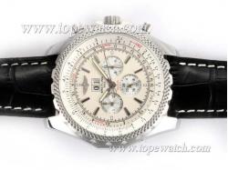 Breitling for Bentley 6.75 Big Date Chronograph Automatic with White Dial