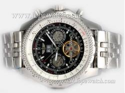 Breitling for Bentley Automatic Tourbillon with Black Dial