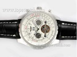 Breitling for Bentley Automatic Tourbillon with White Dial