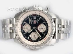 Breitling for Bentley GT Chronograph Asia Valjoux 7750 Movement with Black Dial-New Version