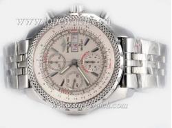 Breitling for Bentley GT Chronograph Asia Valjoux 7750 Movement with White Dial