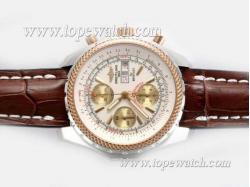 Breitling for Bentley GT Chronograph Asia Valjoux 7750 Movement with White Dial